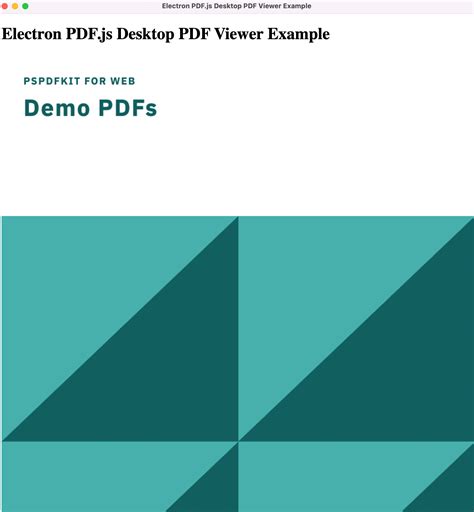 How to Build a PDF Viewer with Electron and PDF.js .